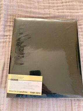 Recollections 8.5"x11" Hunter Green Scrapbook